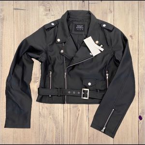 BRAND NEW WITH TAGS Faux Leather Jacket
